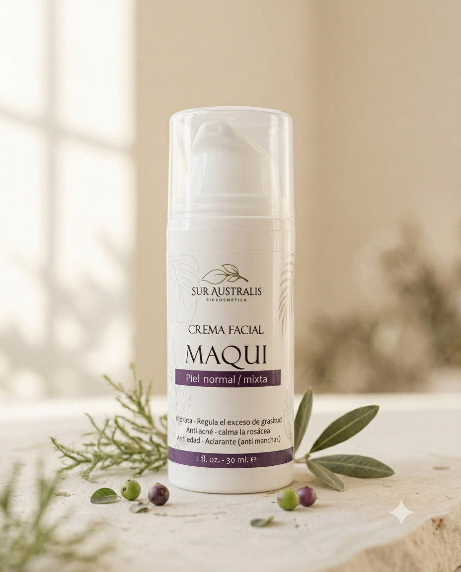 Crema facial Maqui - piel mixta