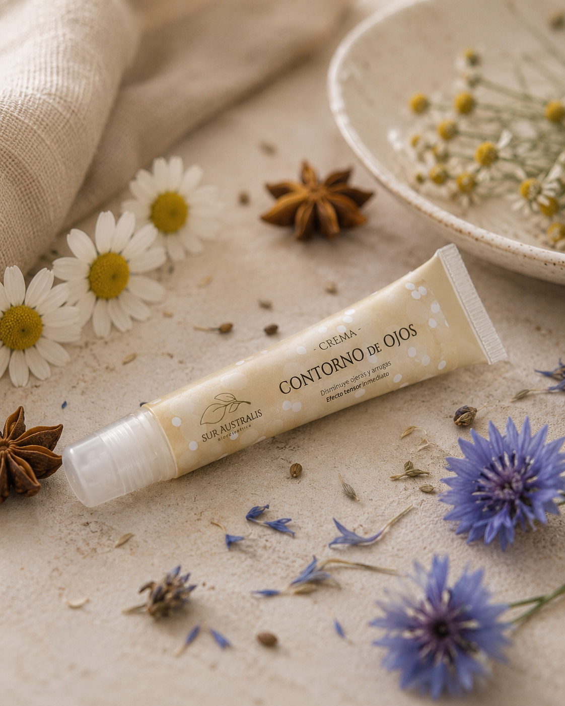 Crema contorno de ojos efecto tensor inmediato