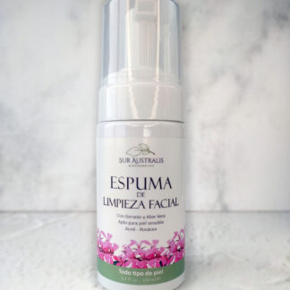espuma de limpieza facial