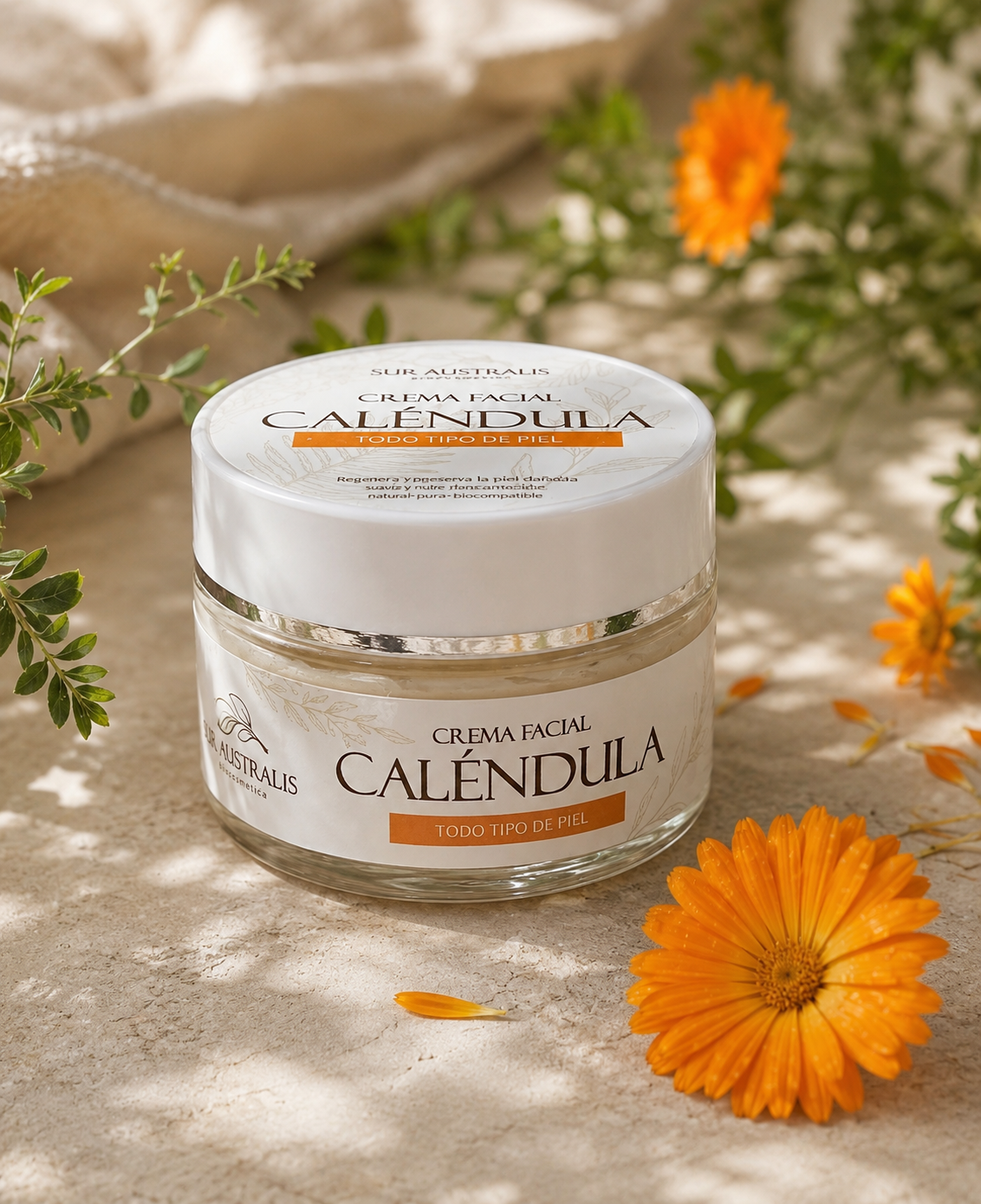 Crema facial Caléndula